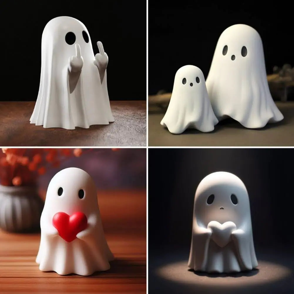 Middle Finger Love Ghost Ornaments