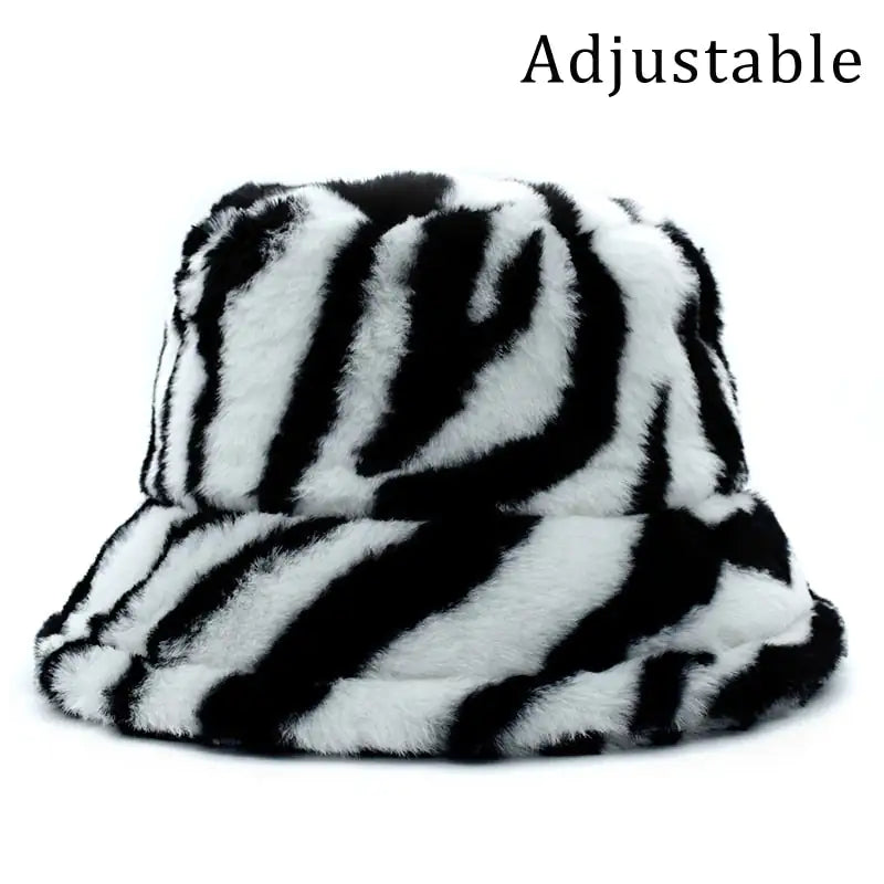 Winter Fluffy Bucket Hats