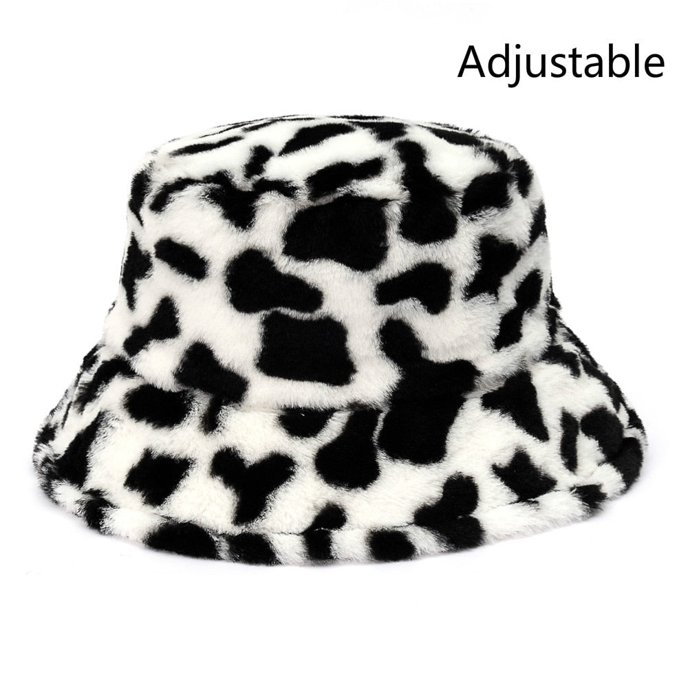 Winter Fluffy Bucket Hats